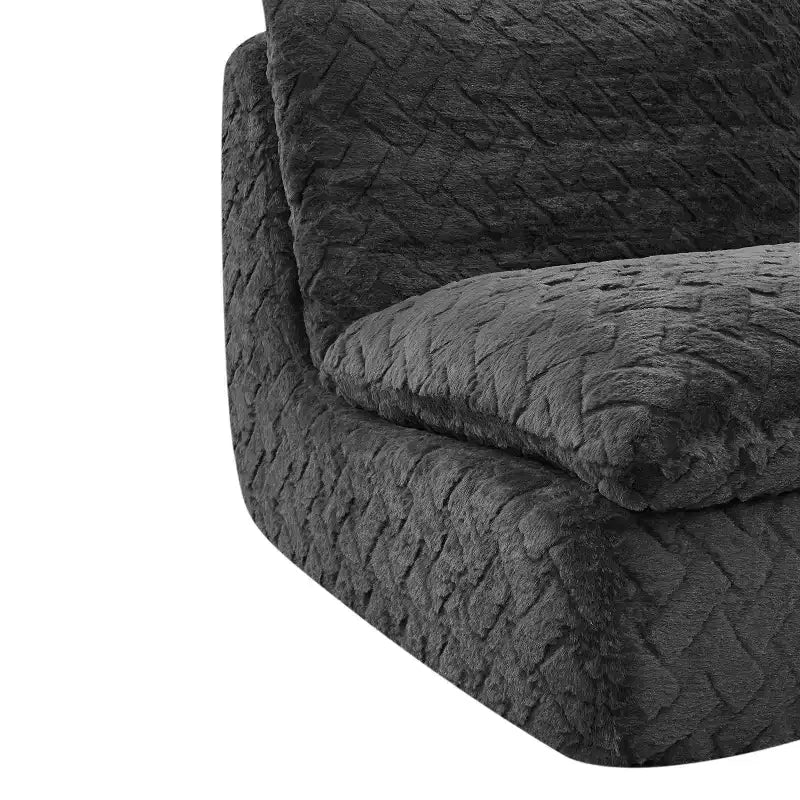 Full Compression Swivel Sofa Chair with Ottoman, Memory Foam, 360° Swivel, Ergonomic Design