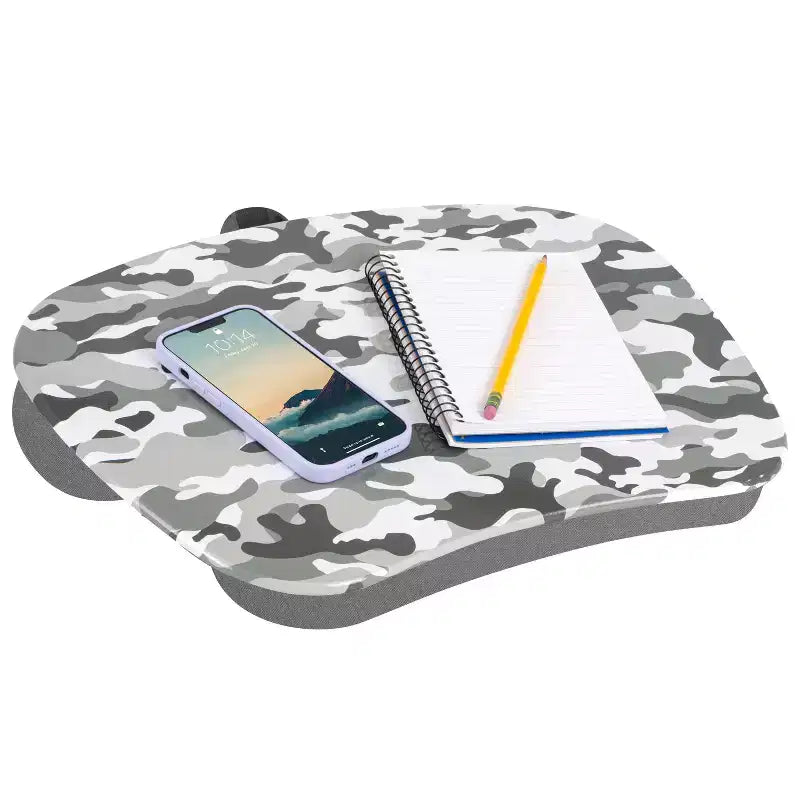 Lap Desk for Laptops up to 15.6", 17"W x 13.2"D Surface, Portable Cushioned Lap Tray