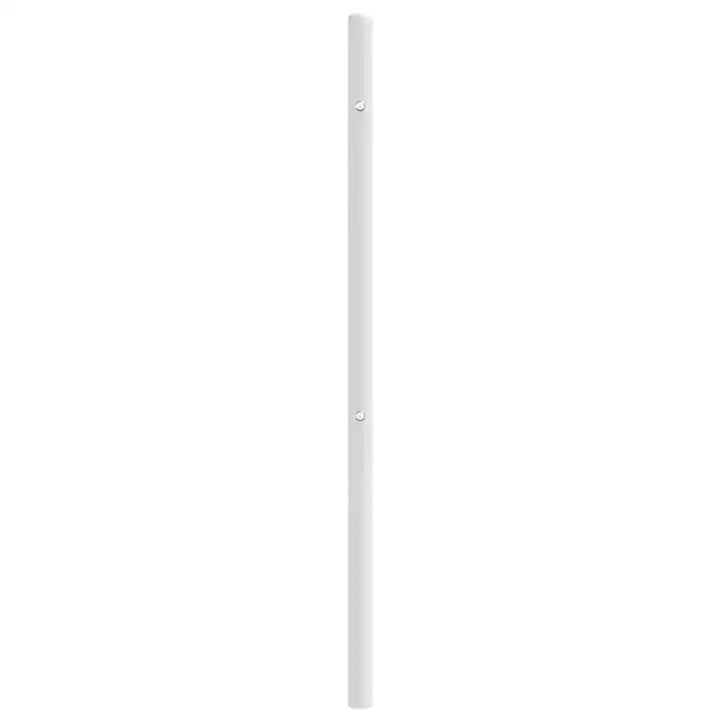 35.4" Metal Headboard for King Size Beds, Durable Steel Construction, Modern Minimalist Bedroom, Easy Assembly, White