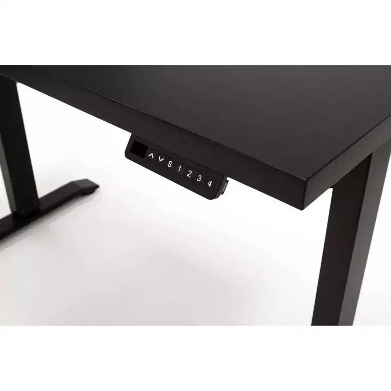 Electric Sit/Stand Desk, Height Adjustable 30"-45", Laminate Surface, 35 lb Capacity